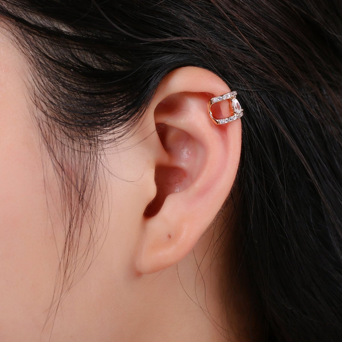Dainty Gold Filled Minimalist Earcuffs - AI-091