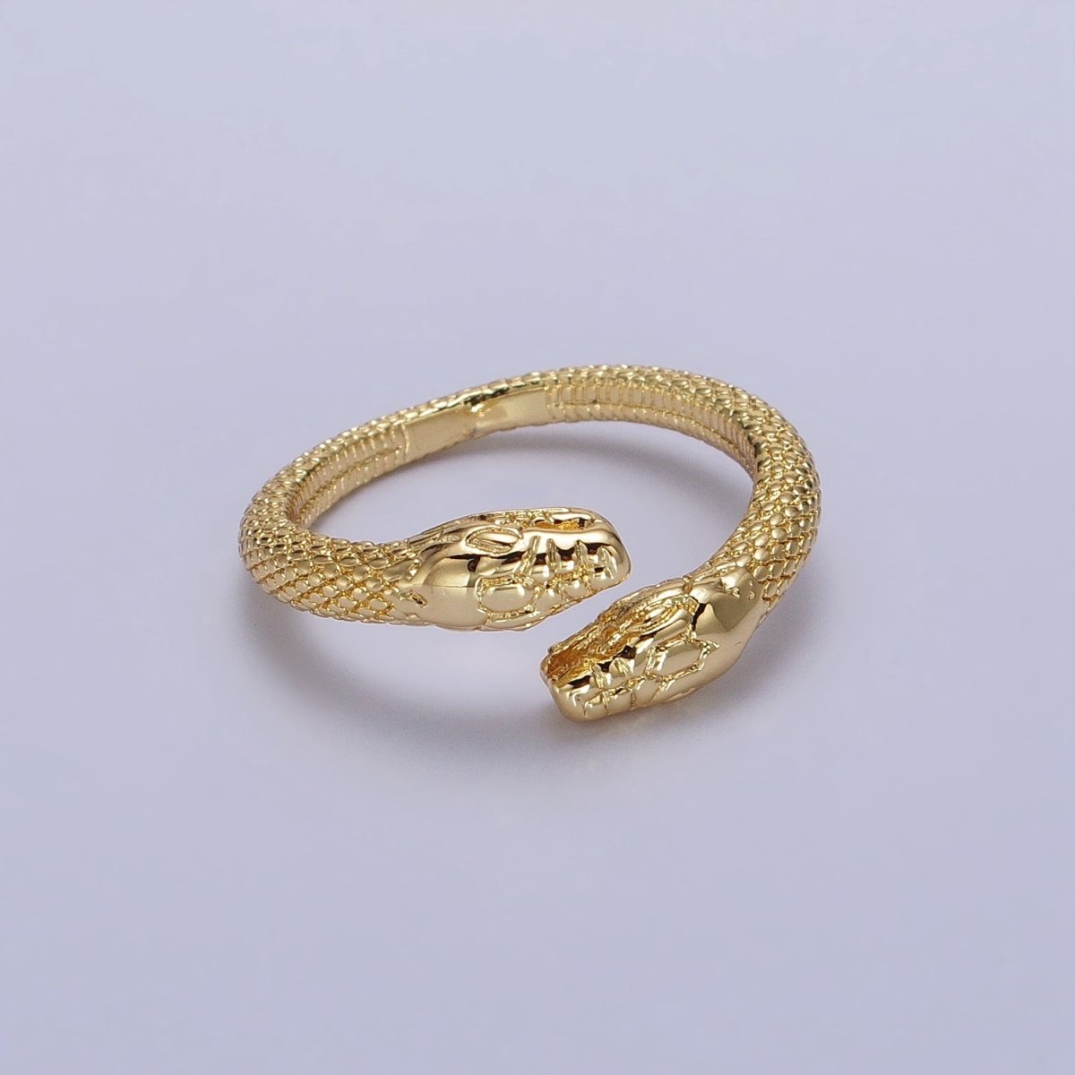 Dainty Gold Snake Ring, Adjustable Serpent Rings for Women O-263