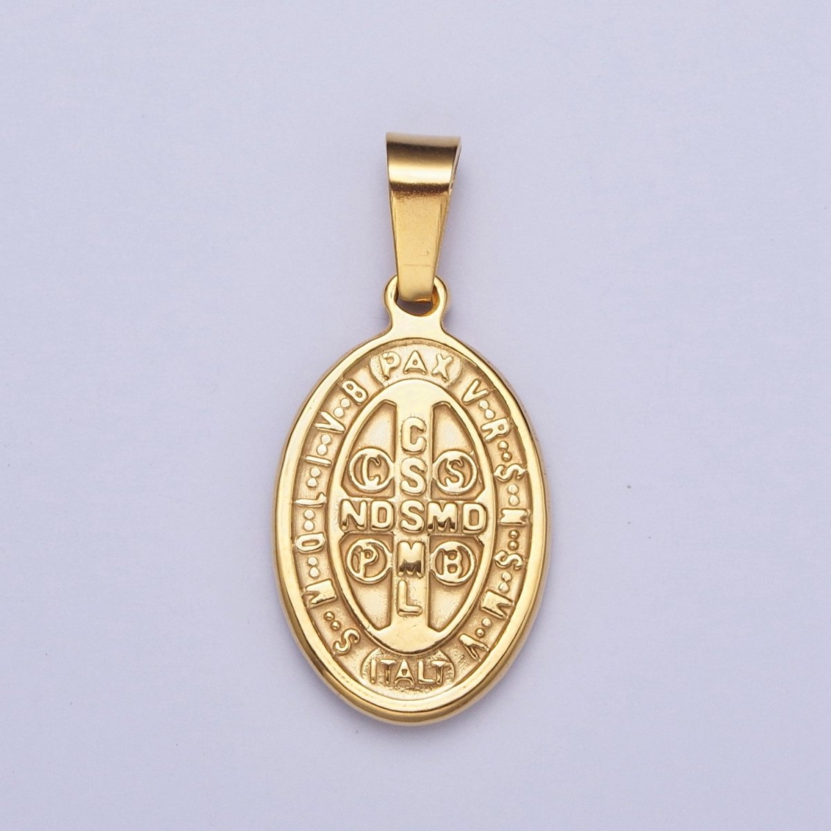 Dainty Lady Guadalupe Pendant Double Sided Charm for Catholic Jewelry Making Gold Filled X-654