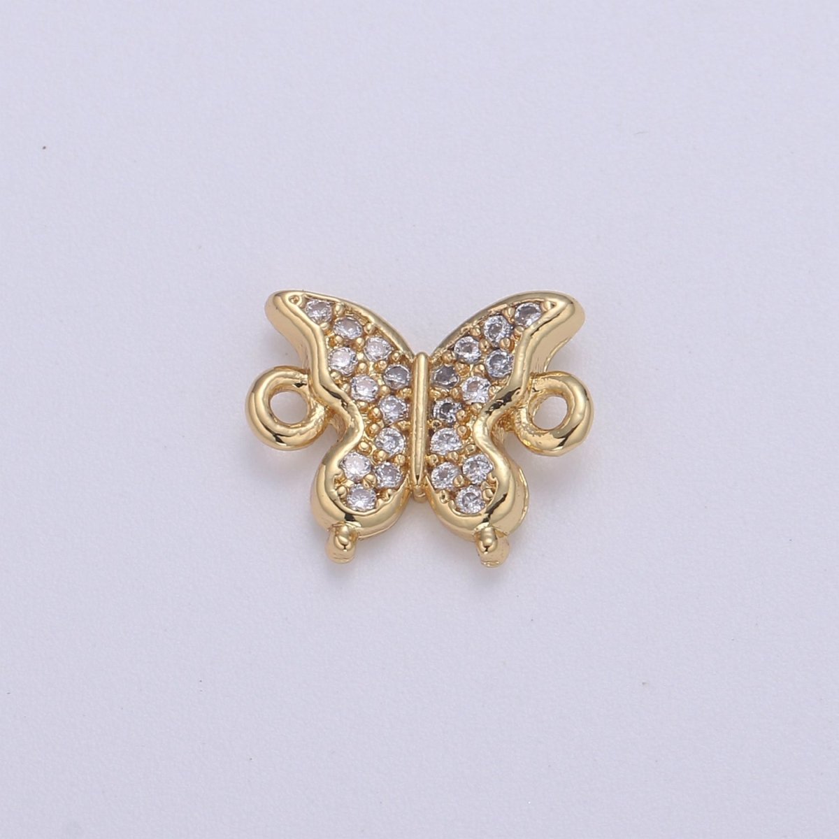 Dainty Little Butterfly Gold Filled Connectors  F-602