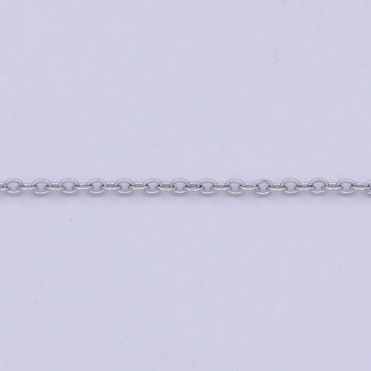 Dainty silver chain finished chain everyday chain, simple silver chain ready to wear 17.0 inch | WA-794 Clearance Pricing