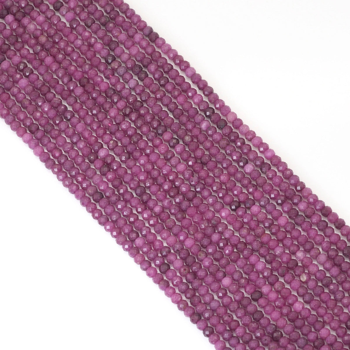 2x3mm Pink Tourmaline Faceted Rondelle Beads, Sku#U1704