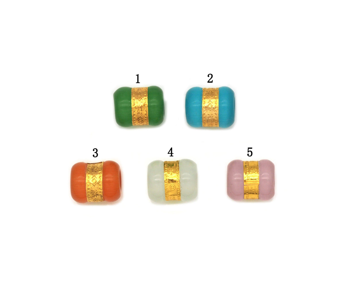 Cat's Eye Large Hole Spacer Beads, Sku#LX22c