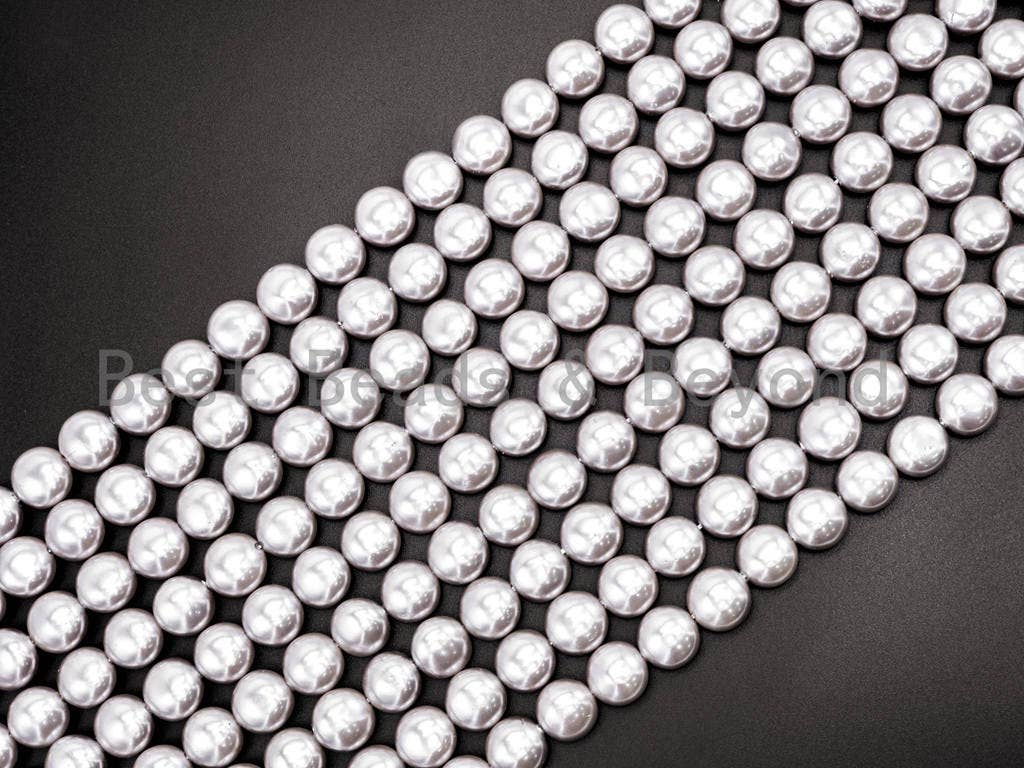 Gray Natural Mother of Pearl beads,12x8mm Pearl Coin beads, Loose Coin Smooth Pearl Shell Beads, 16inch strand, SKU#T70