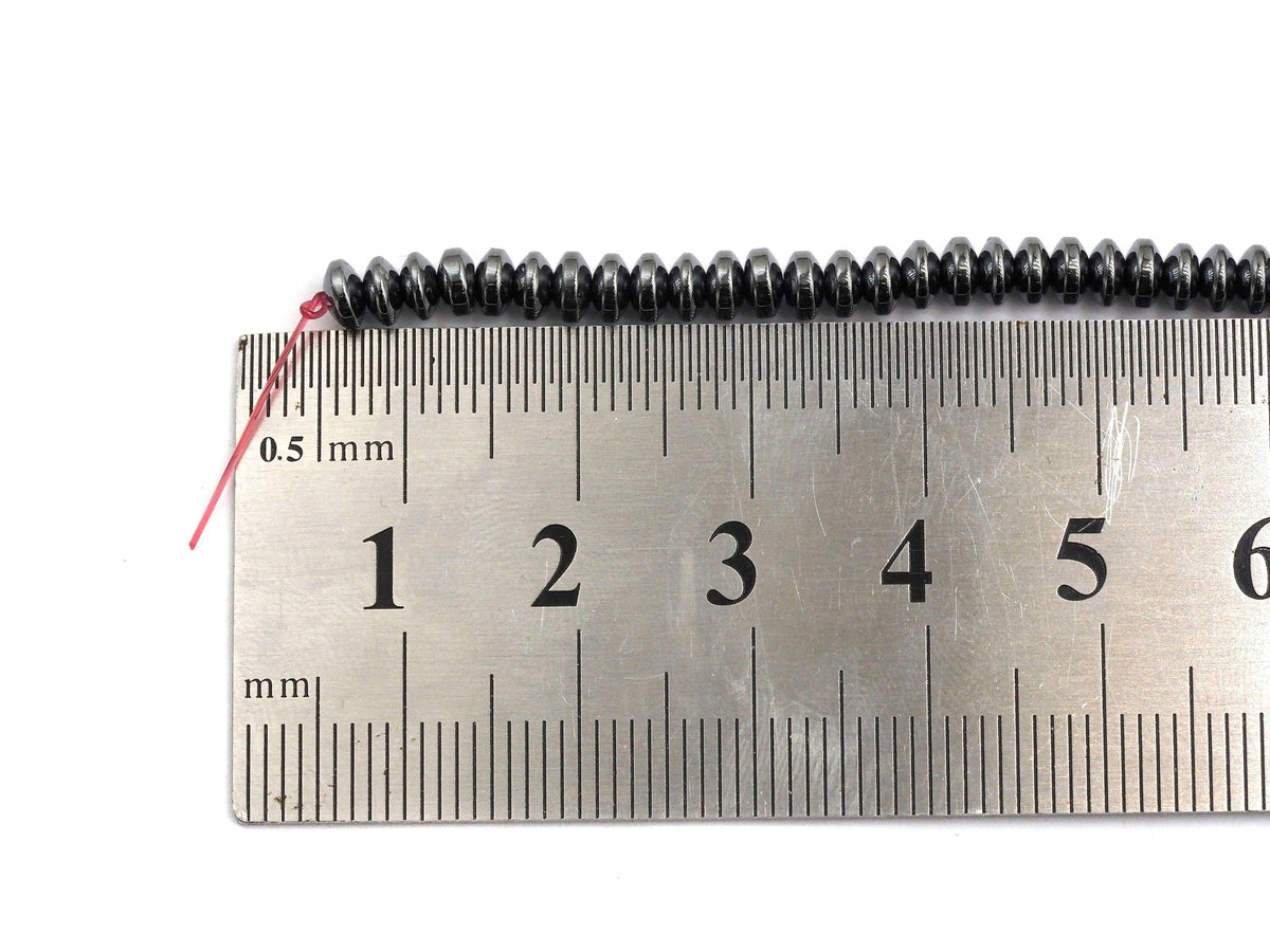 High Quality Natural Dark Gray/Black Hematite, Sku#S121