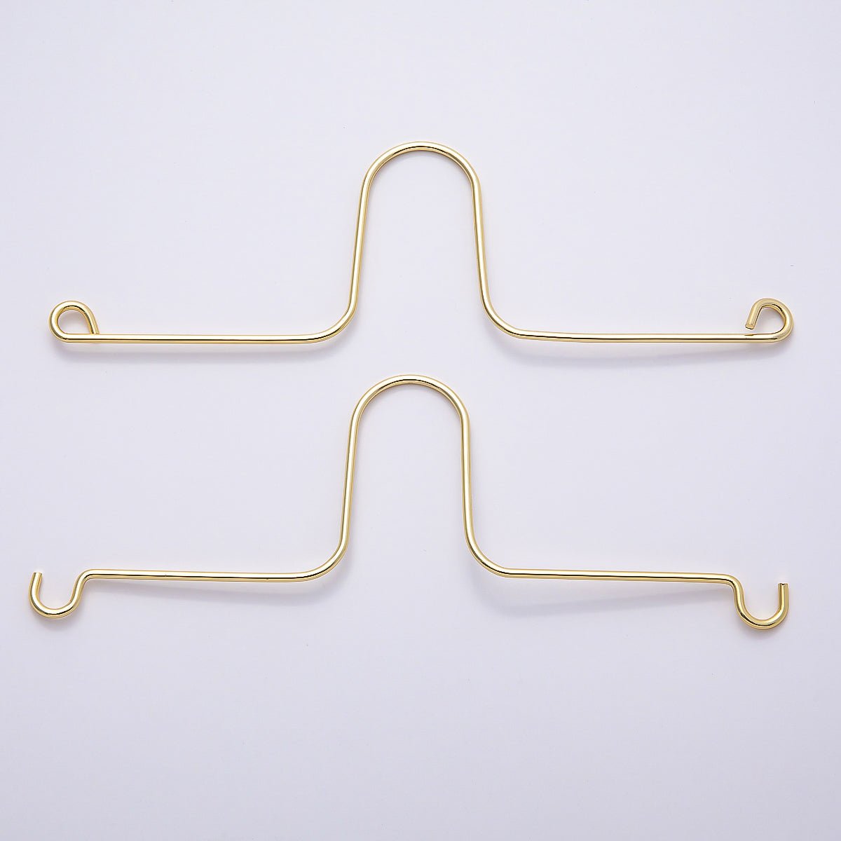DIY Wire Rearview Mirror Car Charm Hanger Findings Hanging in Gold & Silver | WA-04478 WA-04755