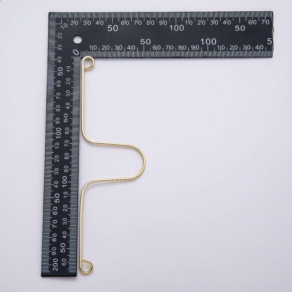 DIY Wire Rearview Mirror Car Charm Hanger Findings Hanging in Gold & Silver | WA-04478 WA-04755