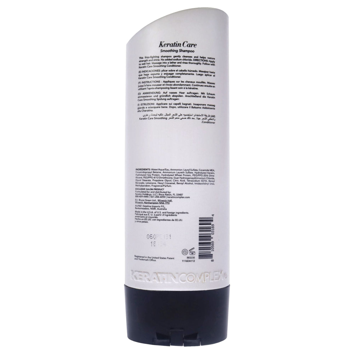 Keratin Care Smoothing Shampoo by Keratin Complex for Unisex - 13.5 oz Shampoo