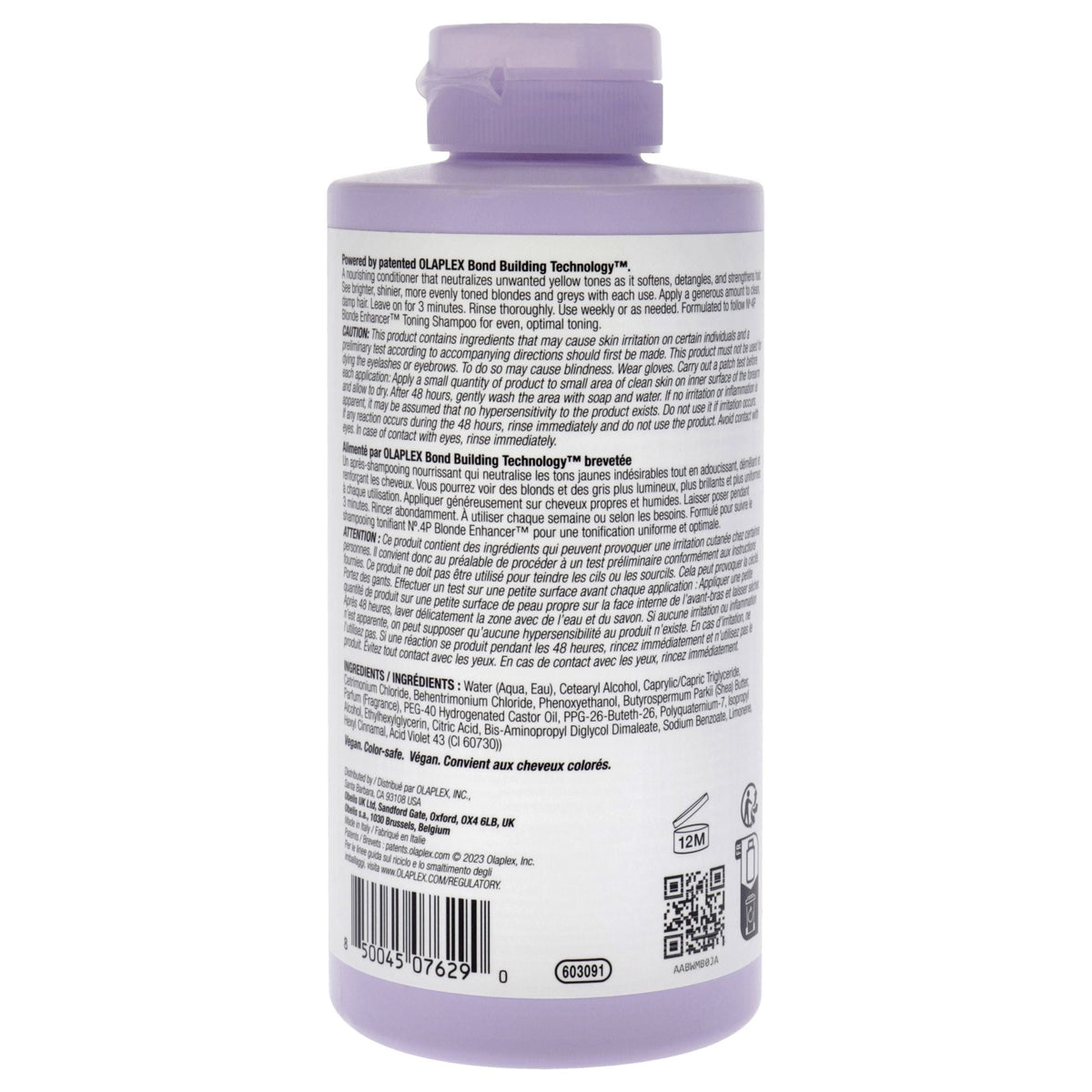No 5P Blonde Enhacer Toning Conditioner by Olaplex for Unisex - 8.5 oz Conditioner