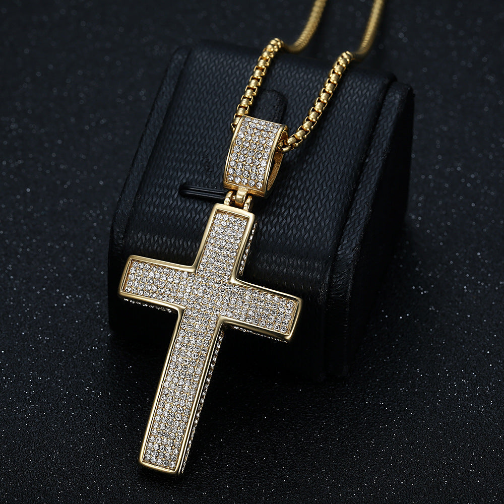 Euro-American Cross-Border Hip-Hop Jewelry Pendant Necklace