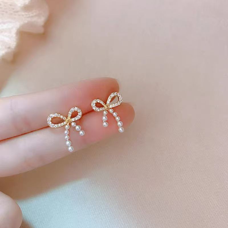 Korean-style High-end Hong Kong Style Vintage Earrings For Women