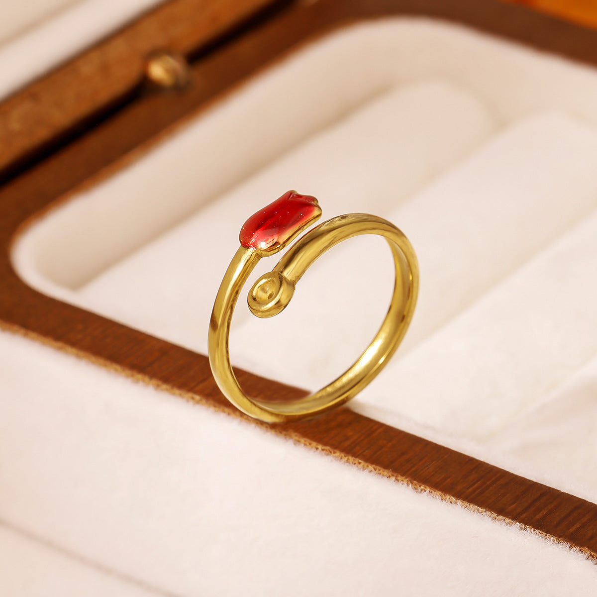 Simple & Unique Flower CZ Ring, Niche Design, Elegant & Personalized, Light Luxury, Exquisite, Versatile & Fashionable Stackable Ring