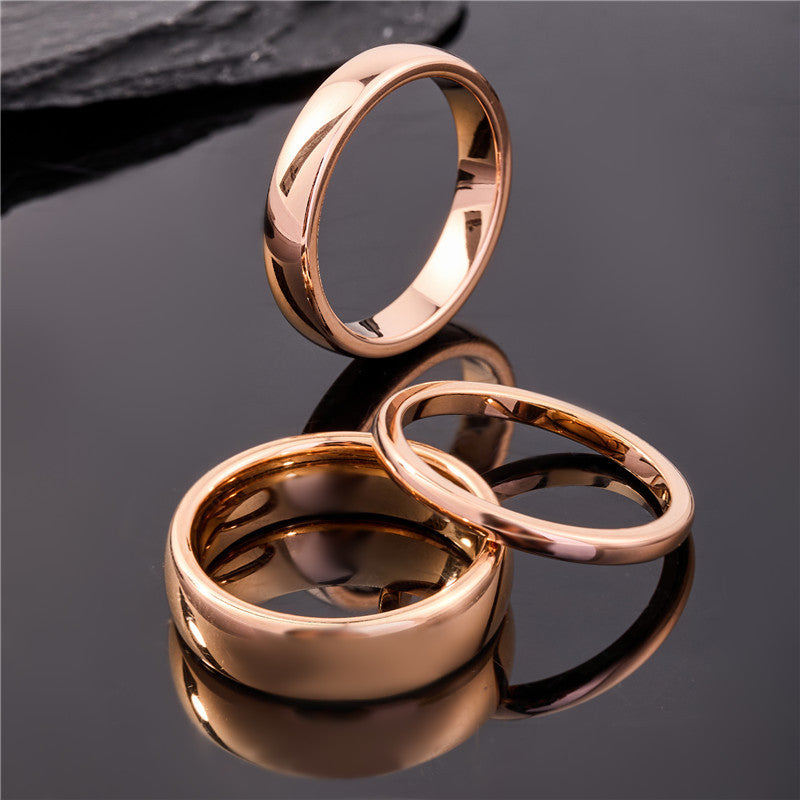 Sleek Unisex Polished Tungsten Carbide Ring That Wont Fade