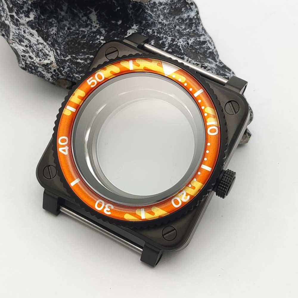 Modified Parts Square Base Watch Case