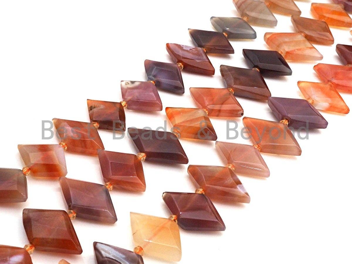 High Quality Natural Red Agate Horse Eye Shape Beads, Natural Agate beads, 16x30mm, sku#U672