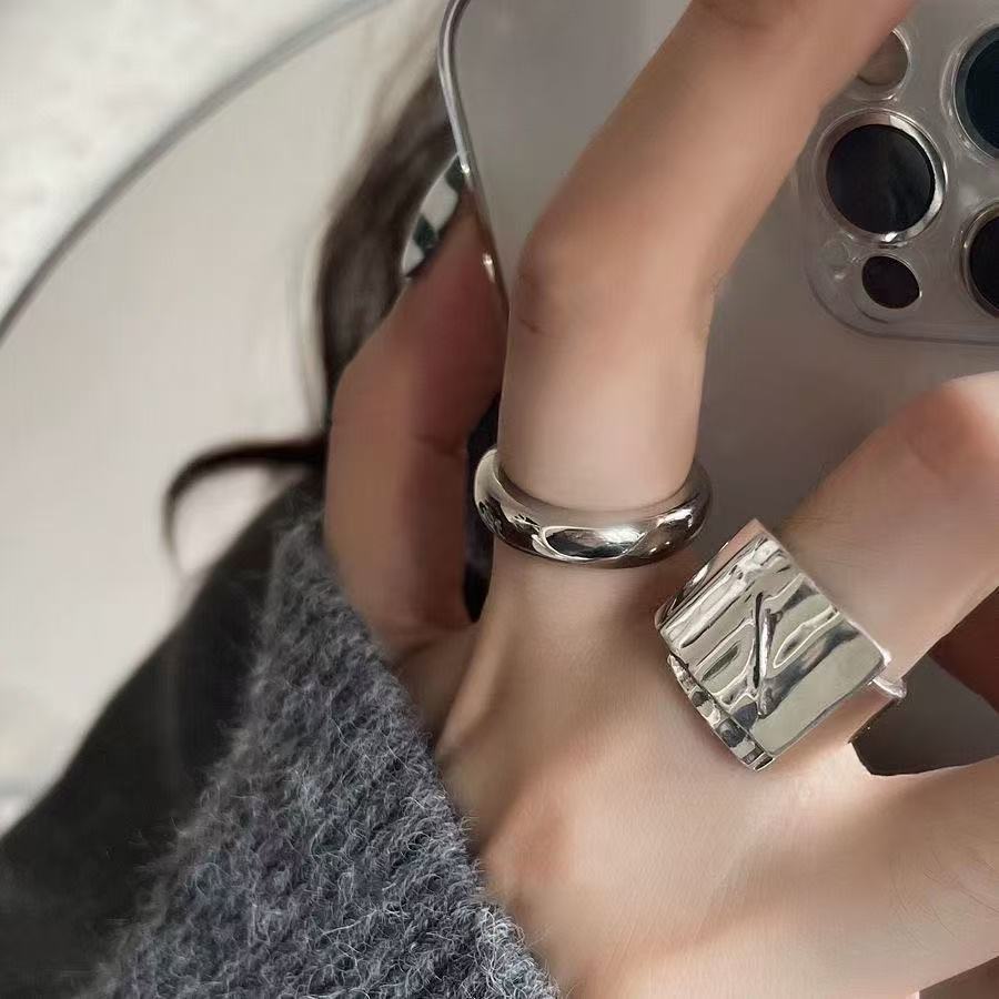 Moonstone Minimalist Ring, Luxury Adjustable Band For Women