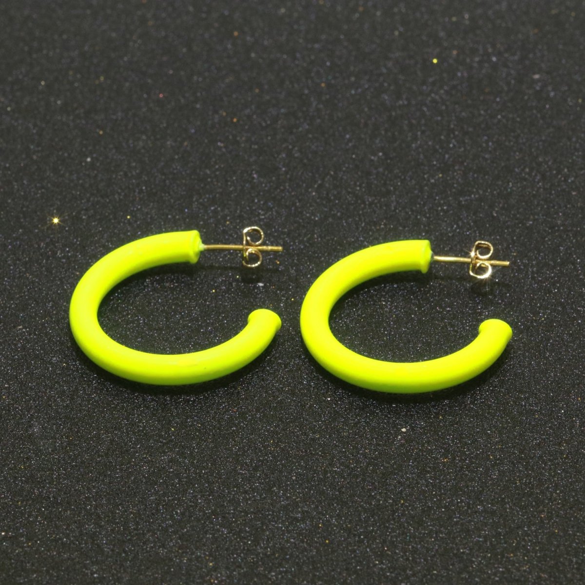Enamel Hoop Earrings For Women | 30mm Infinity Gold Hoops Women Earrings | Big Loop Earrings For Women | Lightweight Hoop Earrings Set For Girls T-092 to T-097 ,T100-T101