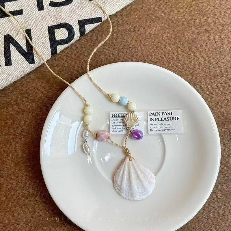 String Of Zhuhai Star Flower Hand-Woven Necklace For Women