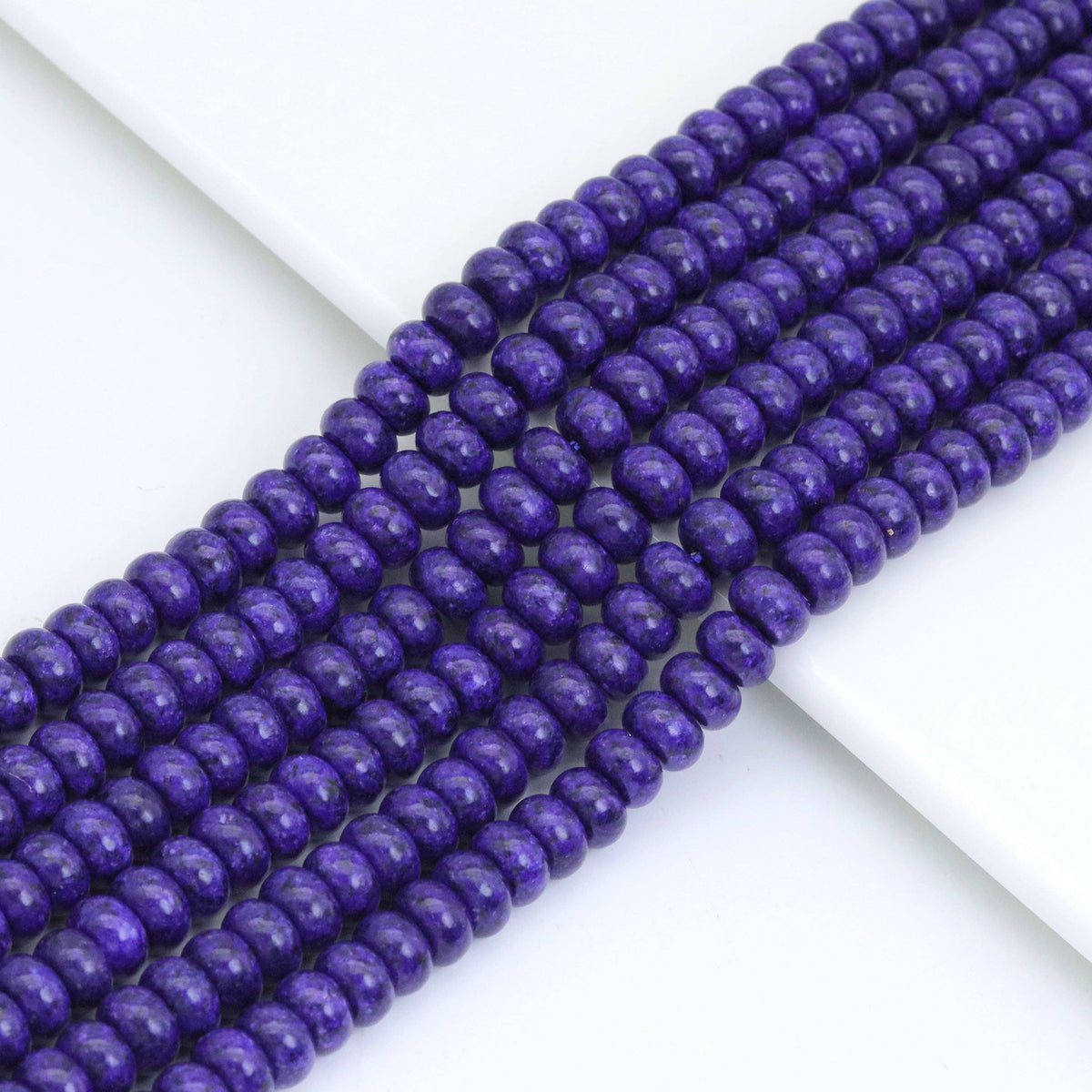5x8mm Smooth Rondelle Jade beads, Sku#U2054