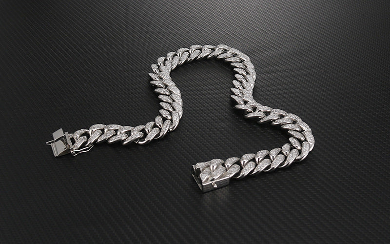 Hip-hop Chunky Titanium Steel Necklace For Men