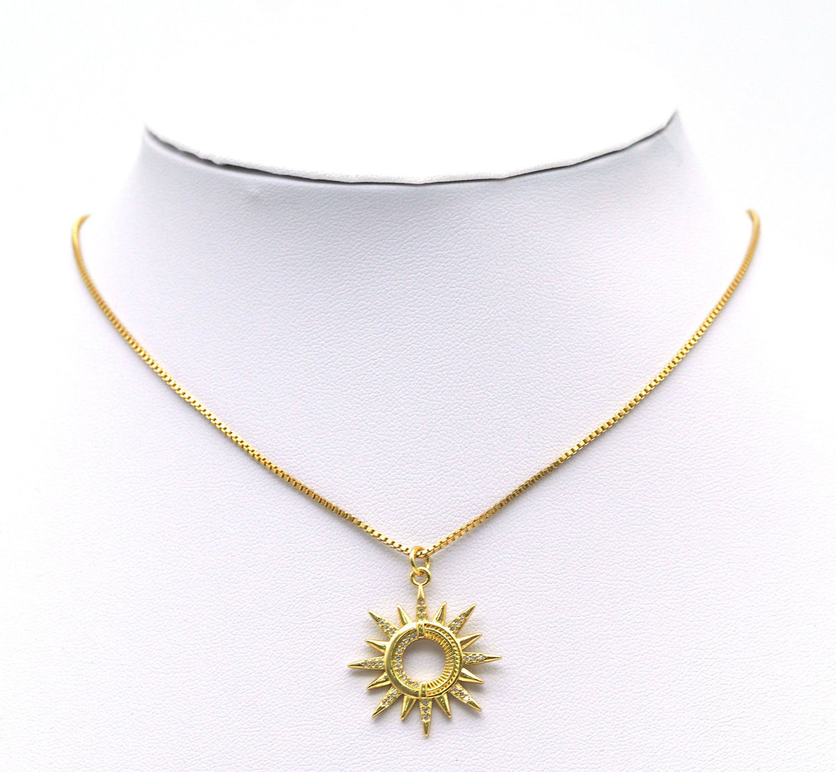 CZ North Star Charm, Sku#LK607