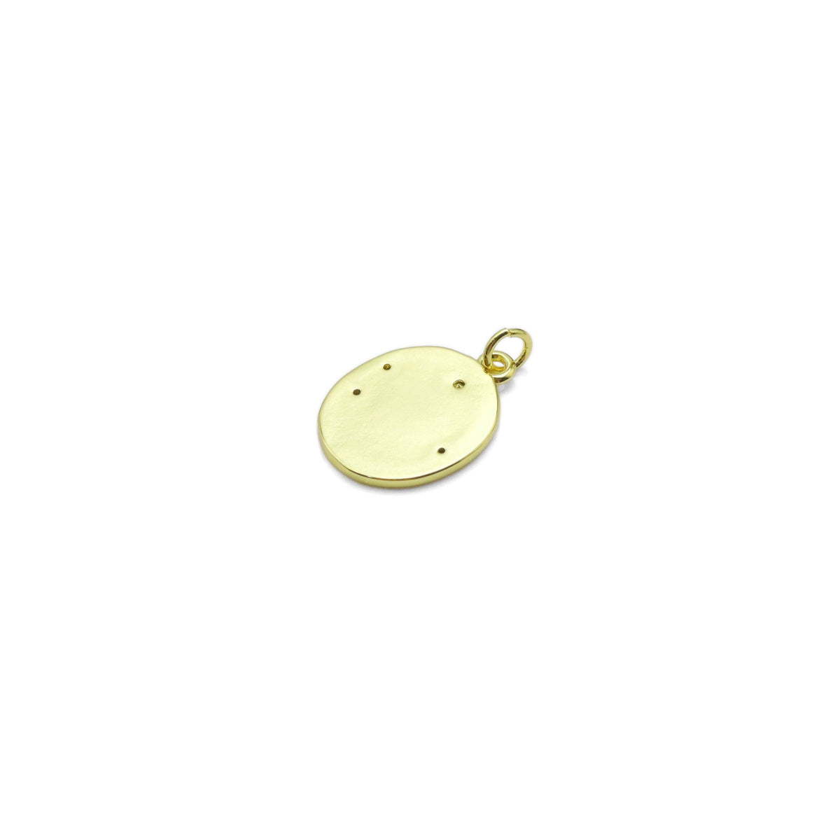 CZ  Pink Heart Love Oval Charm, Sku#LX508
