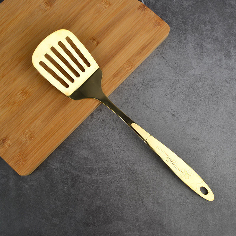 Copper Spoon Kitchen Utensils Set Copper Spatula Copper Soup Spoon Copper Colander Copper Frying Spatula Full Set