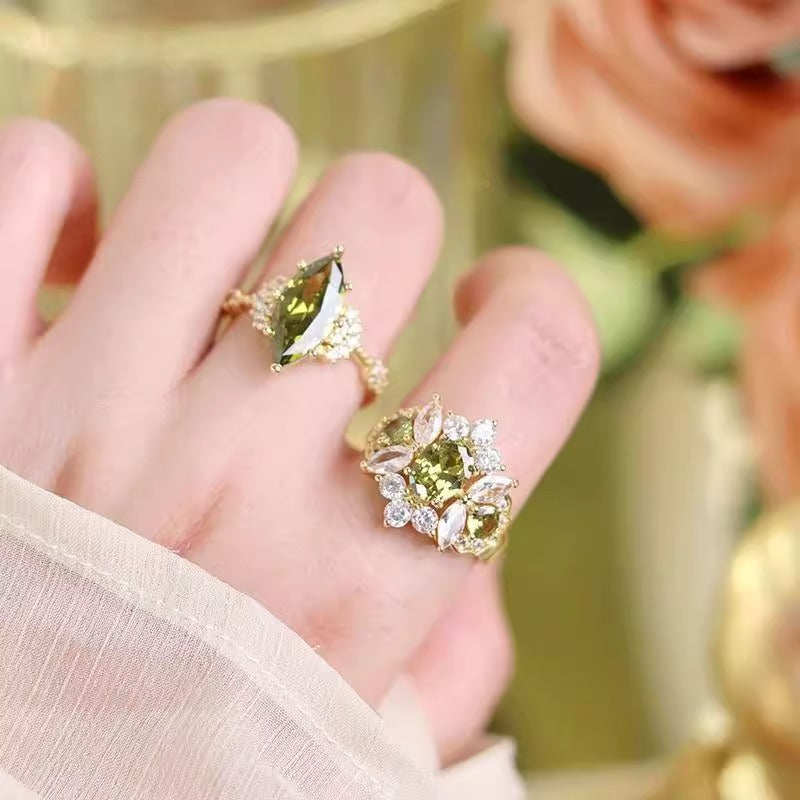 Alloy Electroplated Vintage Oval Open Ring, Unisex Jewelry