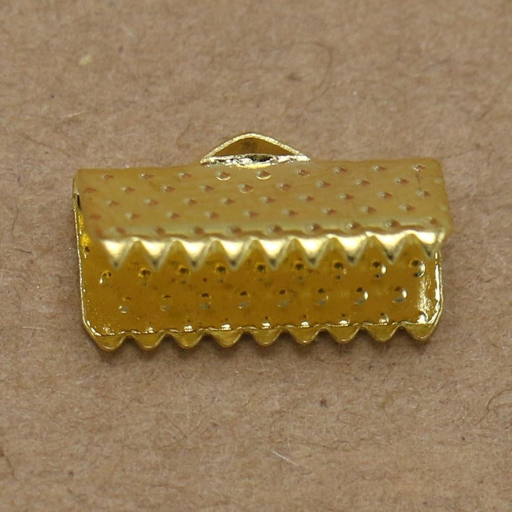 Flat Wire Clip Leather Cord Buckle Jewelry Material Accessories