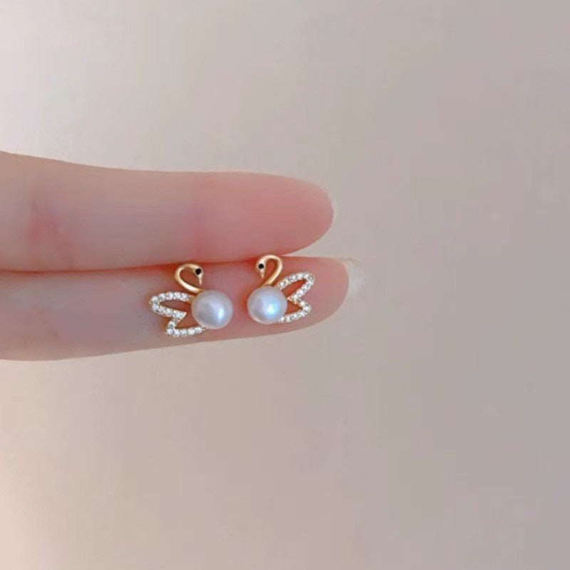 Korean-style High-end Hong Kong Style Vintage Earrings For Women
