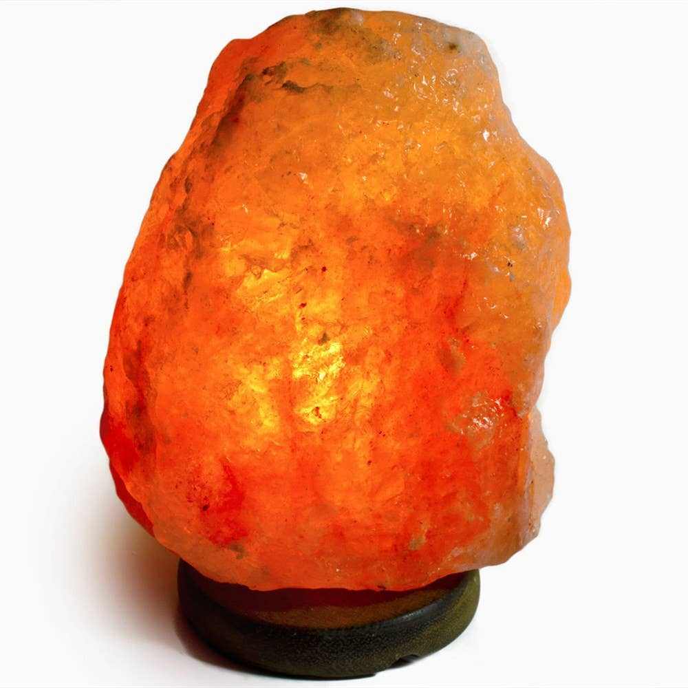 2-3Kg Salt Lamp - 4-6 lbs avg. - Cord, Bulb, Dimmer