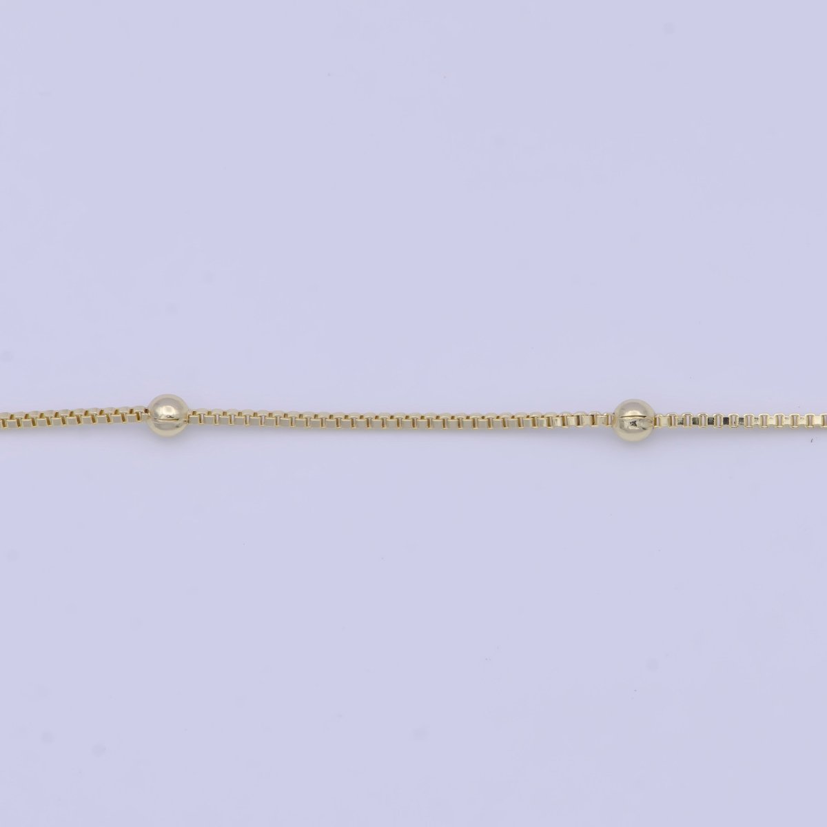 Fine Satellite Chain 18" Ready to Wear 14k Gold Filled Box Chain with Lobster Clasp, Simple Everyday Layering Necklace | WA-1108 Clearance Pricing