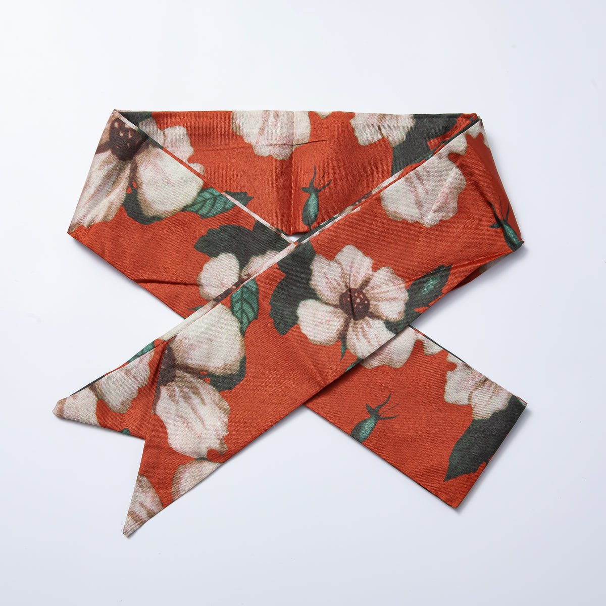 Floral Batik 64mm Soft Faux Silk Bandana Scarf Necklace | WA-1919 WA-1921 WA-1924 WA-1925 WA-1927 WA-1928