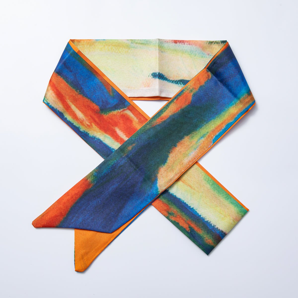 Floral Batik 64mm Soft Faux Silk Bandana Scarf Necklace | WA-1919 WA-1921 WA-1924 WA-1925 WA-1927 WA-1928