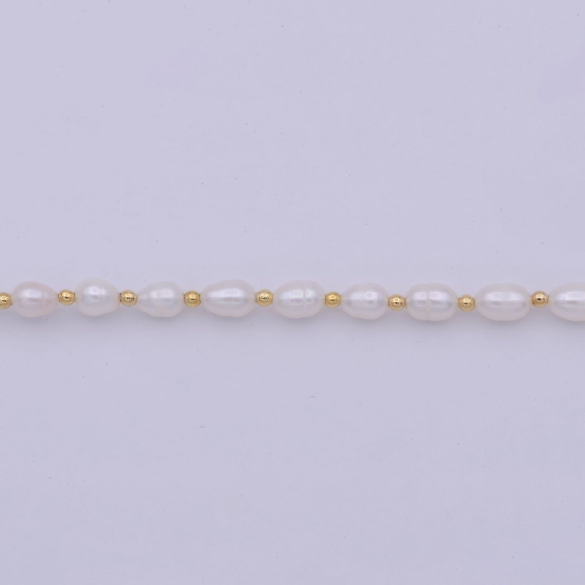 Freshwater Pearl Choker Necklace | Small Dainty Pearl Necklace 16.5 inch + 2 inch extender | WA-509
