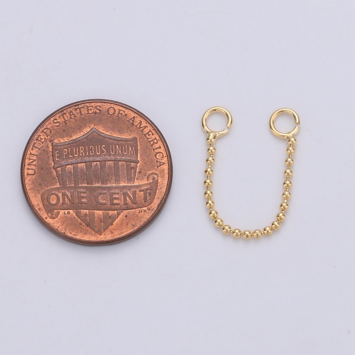 Gold Filled Chain Extender For DIY Necklace Bracelet Jewelry Making - K-398