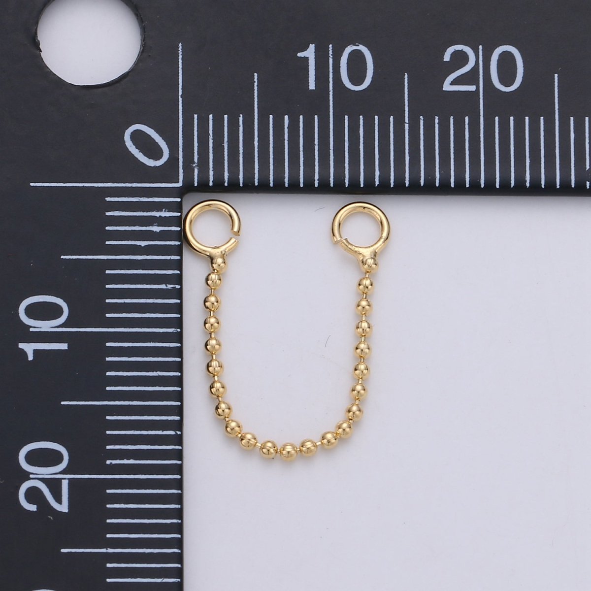 Gold Filled Chain Extender For DIY Necklace Bracelet Jewelry Making - K-398