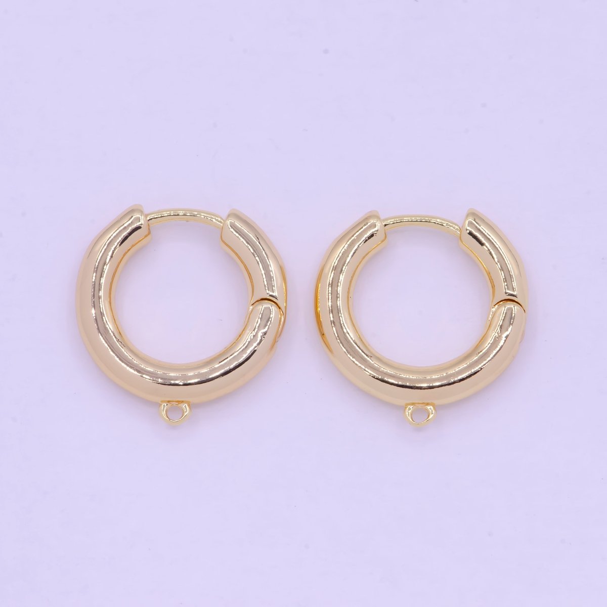 Gold Filled Earring Hoops Lever Back one touch w/ Close link Lever Hoop earring Nickel free Lead Free for Earring Charm Making Findings L-846