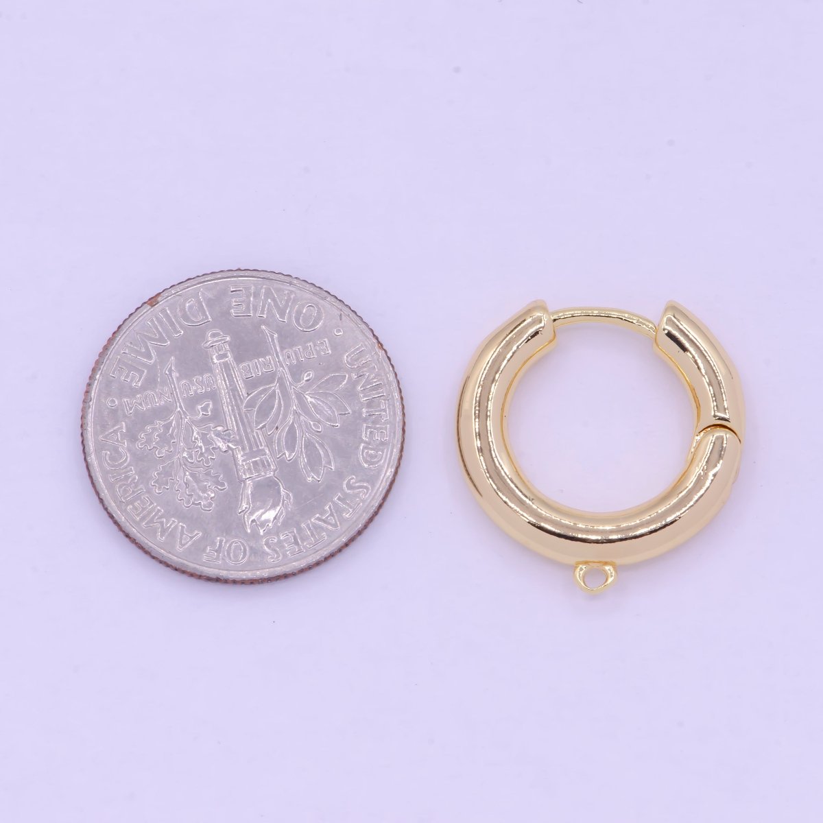 Gold Filled Earring Hoops Lever Back one touch w/ Close link Lever Hoop earring Nickel free Lead Free for Earring Charm Making Findings L-846