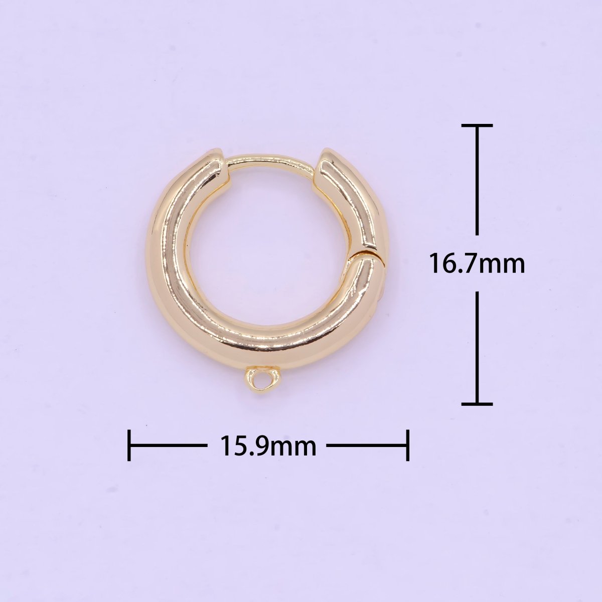 Gold Filled Earring Hoops Lever Back one touch w/ Close link Lever Hoop earring Nickel free Lead Free for Earring Charm Making Findings L-846