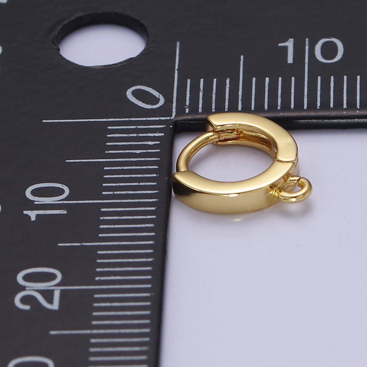 Gold Filled Earring Hoops Lever Back one touch w/ open link Lever Hoop earring Nickel free Lead Free for Earring Charm Making Findings L-734