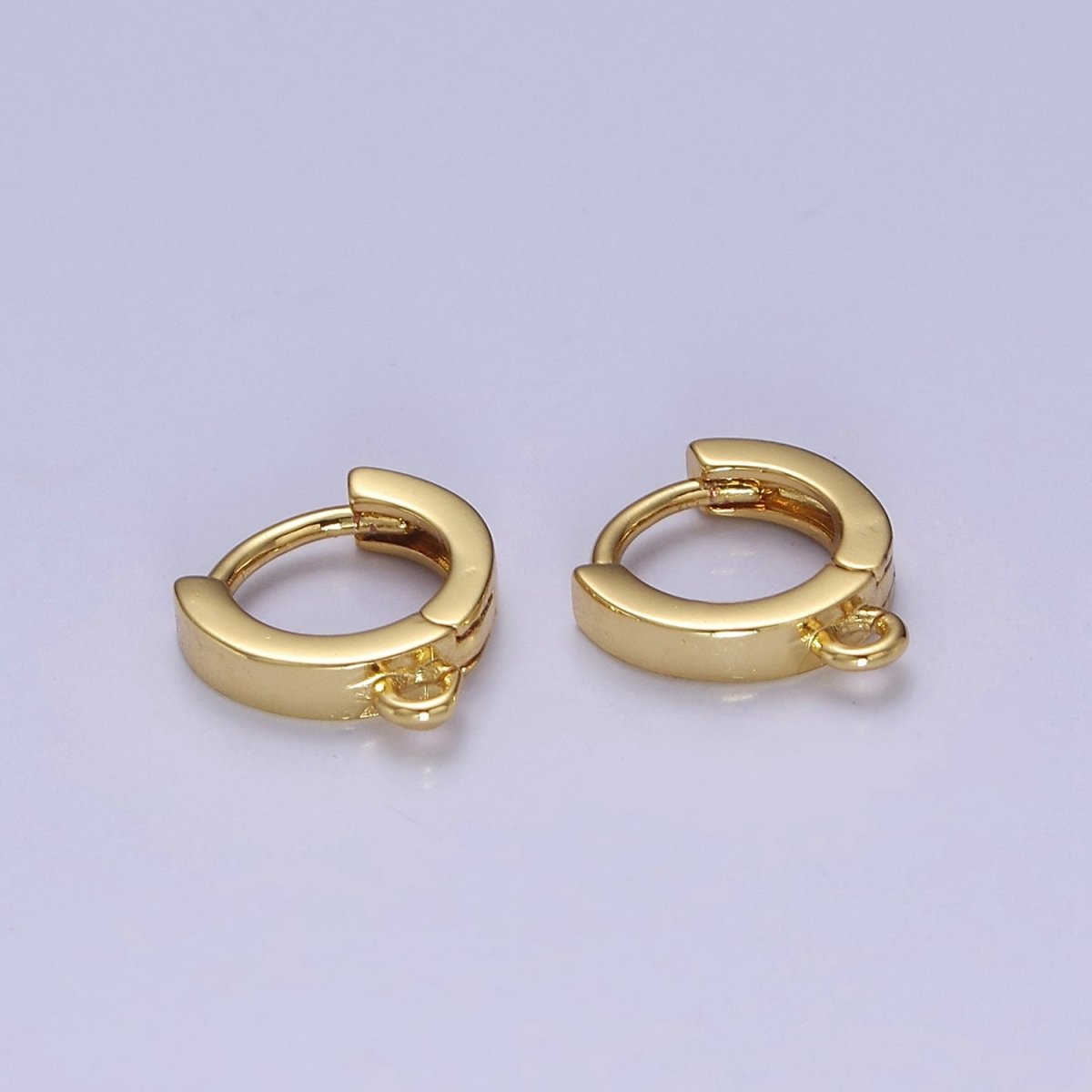 Gold Filled Earring Hoops Lever Back one touch w/ open link Lever Hoop earring Nickel free Lead Free for Earring Charm Making Findings L-734