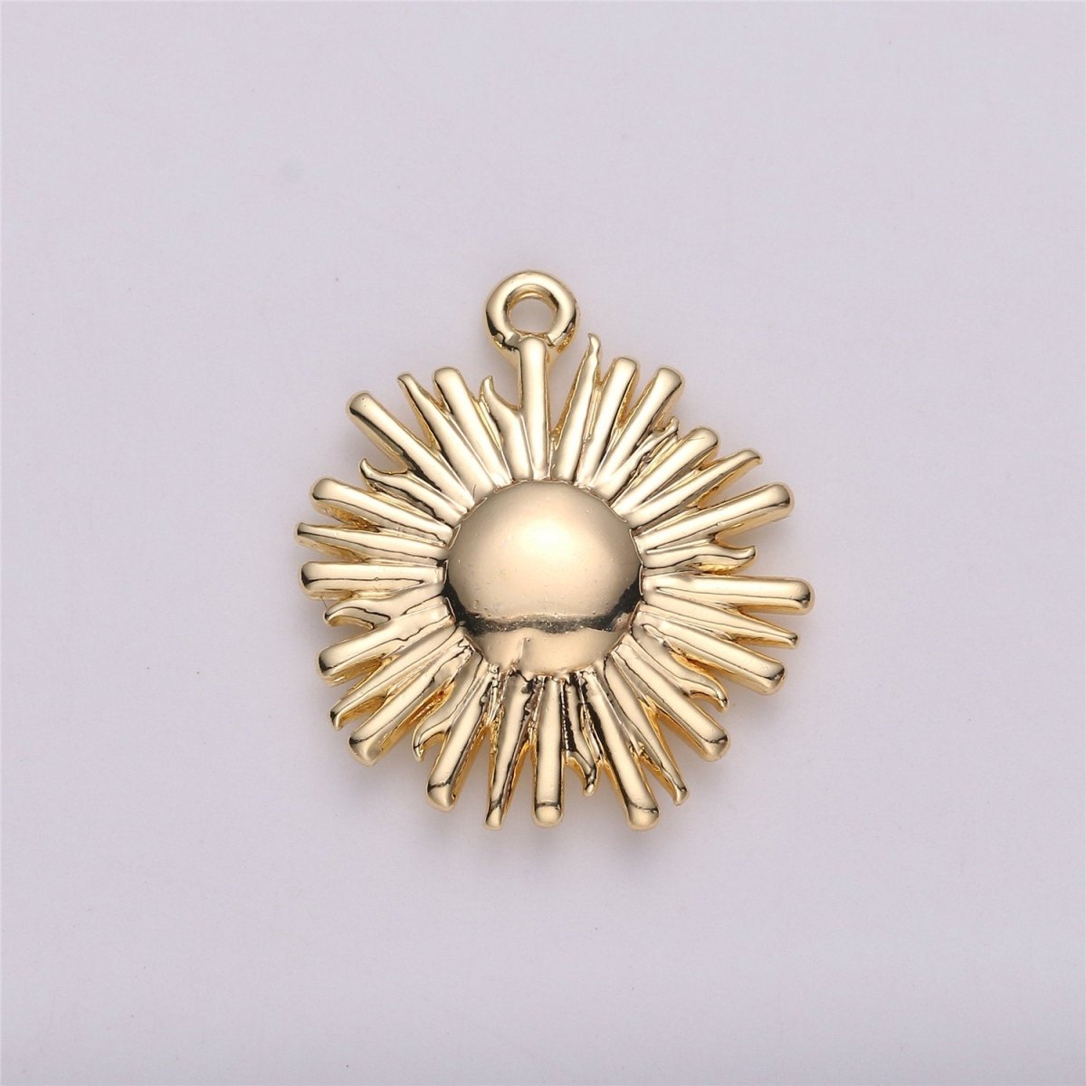 Gold Filled Sunshine Charm / Dainty Sun Charm / Sunburst Pendant / You Are My Sunshine / Celestial Sun Charm for Bracelet Necklace EarringC-537