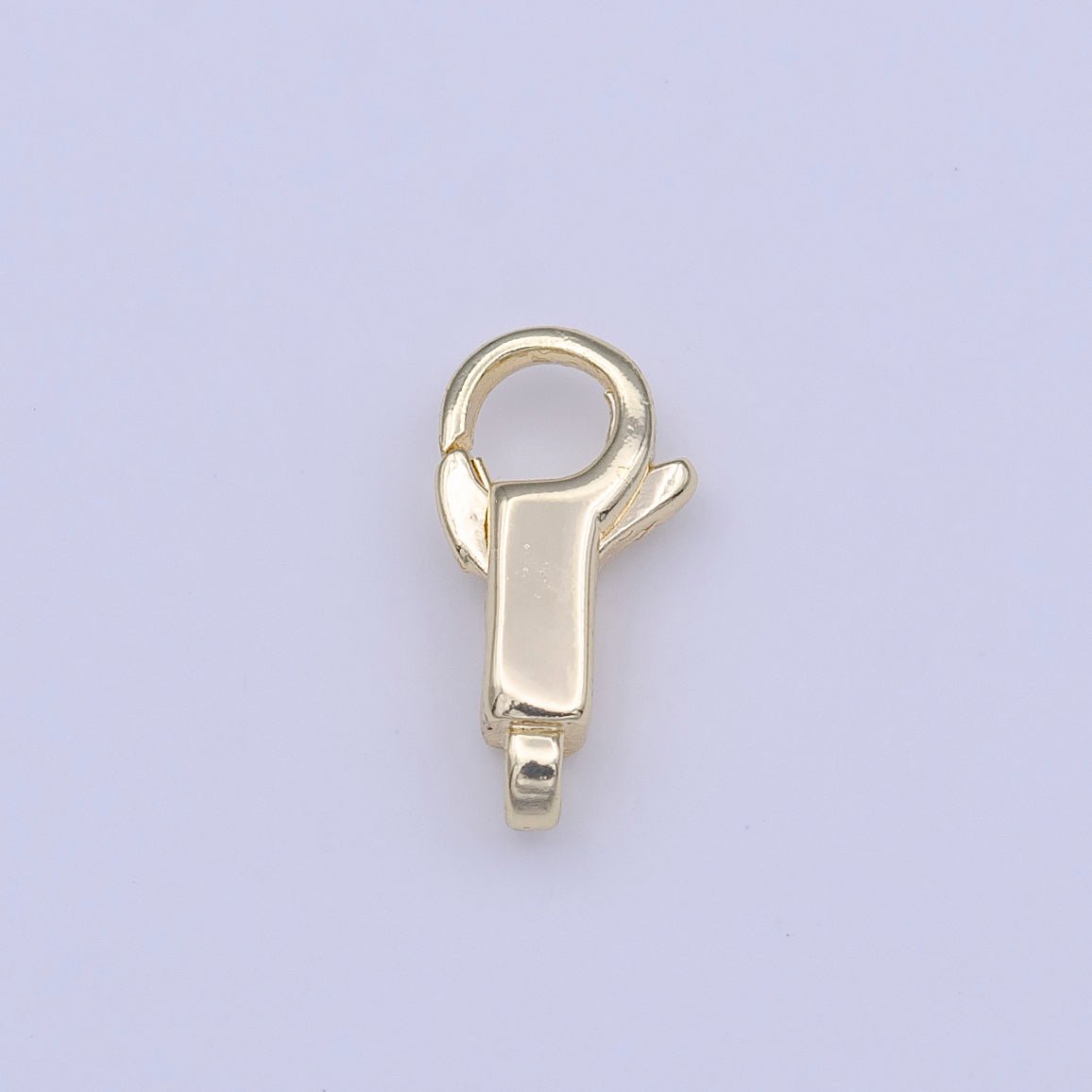 Gold Rectangular Long Body 10.5mm Lobster Claw Closure Jewelry Making Supply | K-270