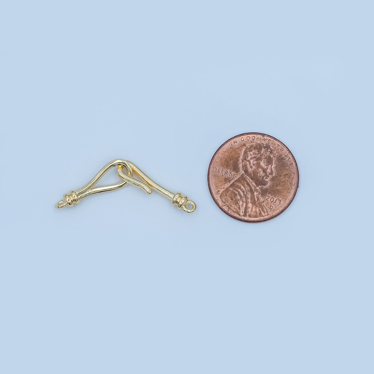 Gold, Silver Clasps With Hook for Jewelry End Clasp Closure Supply for Jewelry Making Z-057 Z-058