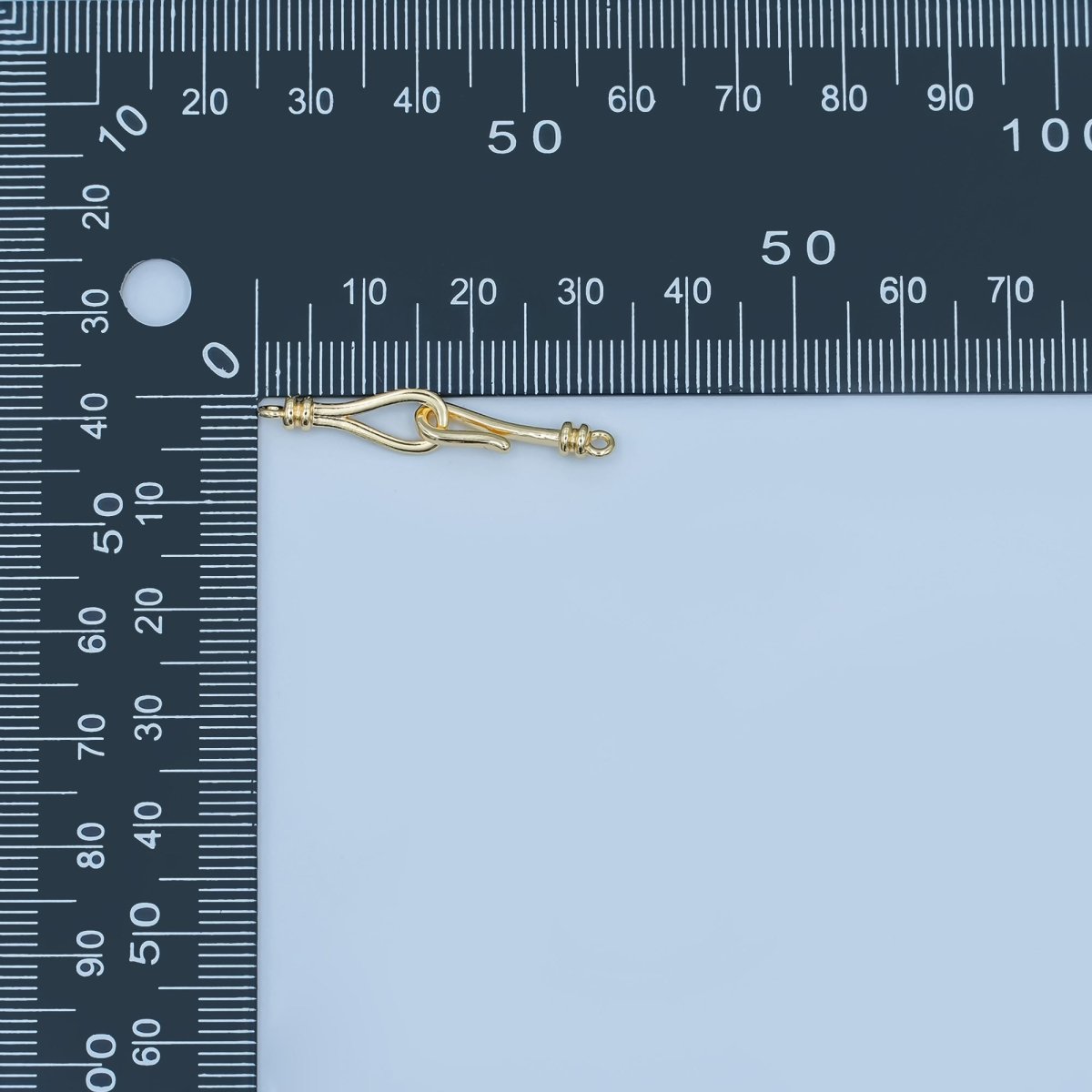 Gold, Silver Clasps With Hook for Jewelry End Clasp Closure Supply for Jewelry Making Z-057 Z-058