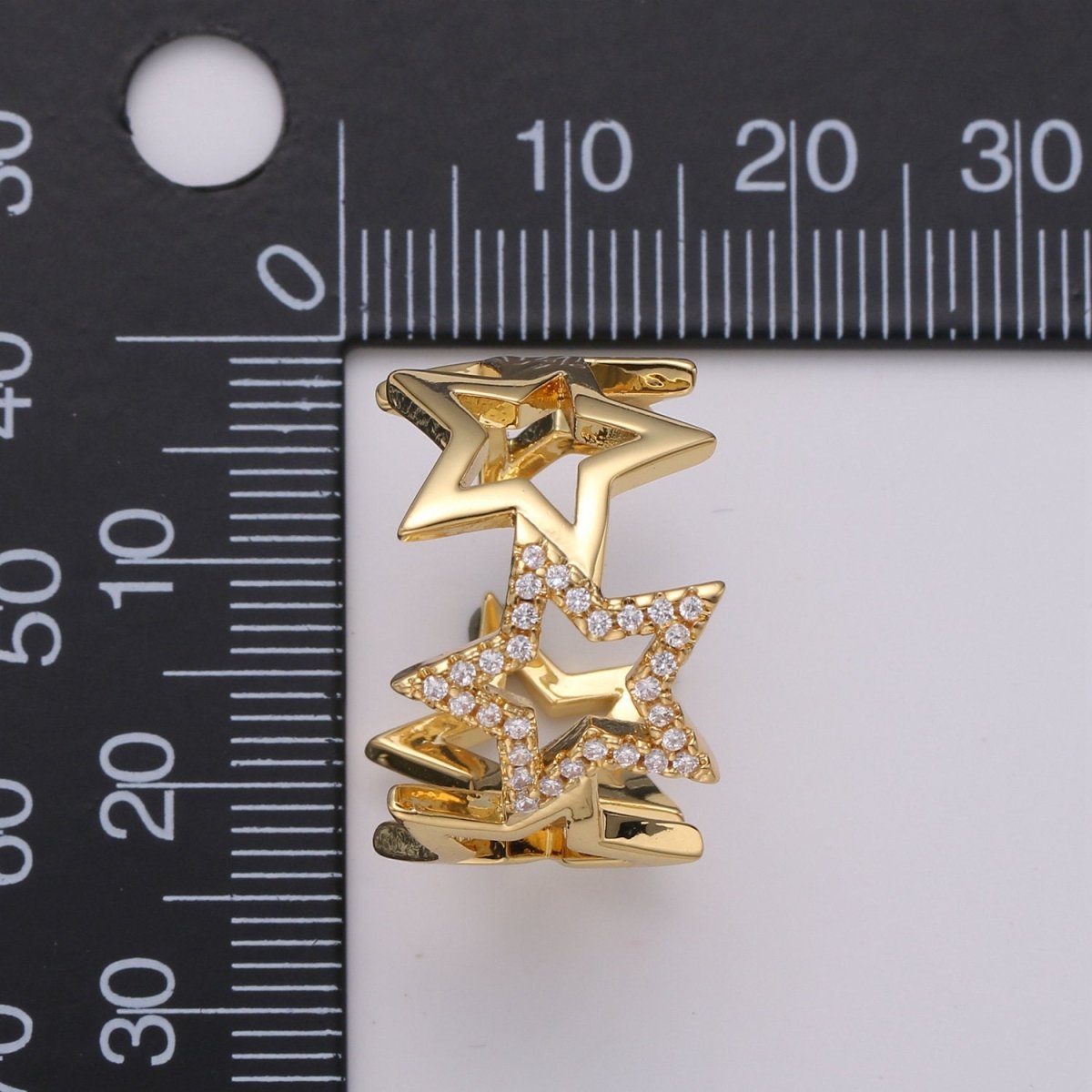 Gold Star Ring, Dainty Star Ring, Adjustable Ring, Minimalist Star Ring, Minimalist Ring, Gold Open Ring, Celestial Jewelry R-090