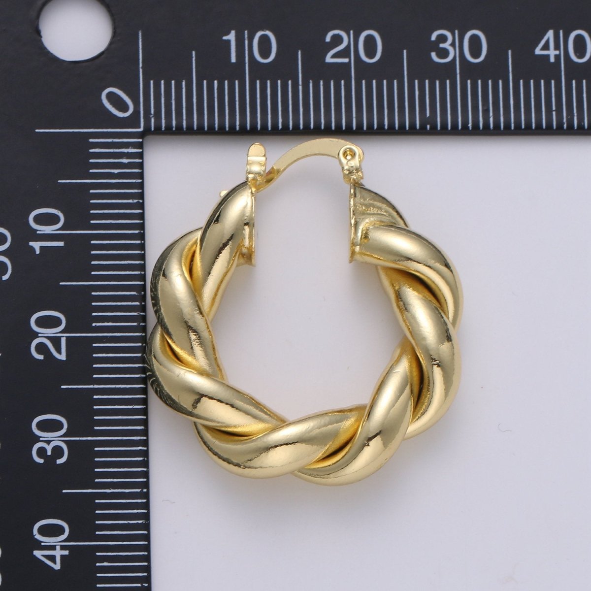 Gold Twisted Hoop Earrings, Bold Gold Hoop Earrings, Chunky Earrings, Statement Hoops, 14k Gold Filled Hoops Earring gift for her Q-518 to Q-520