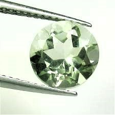 Green Amethyst Prasiolite Round Cut Loose Gemstones Brazilian Natural AA