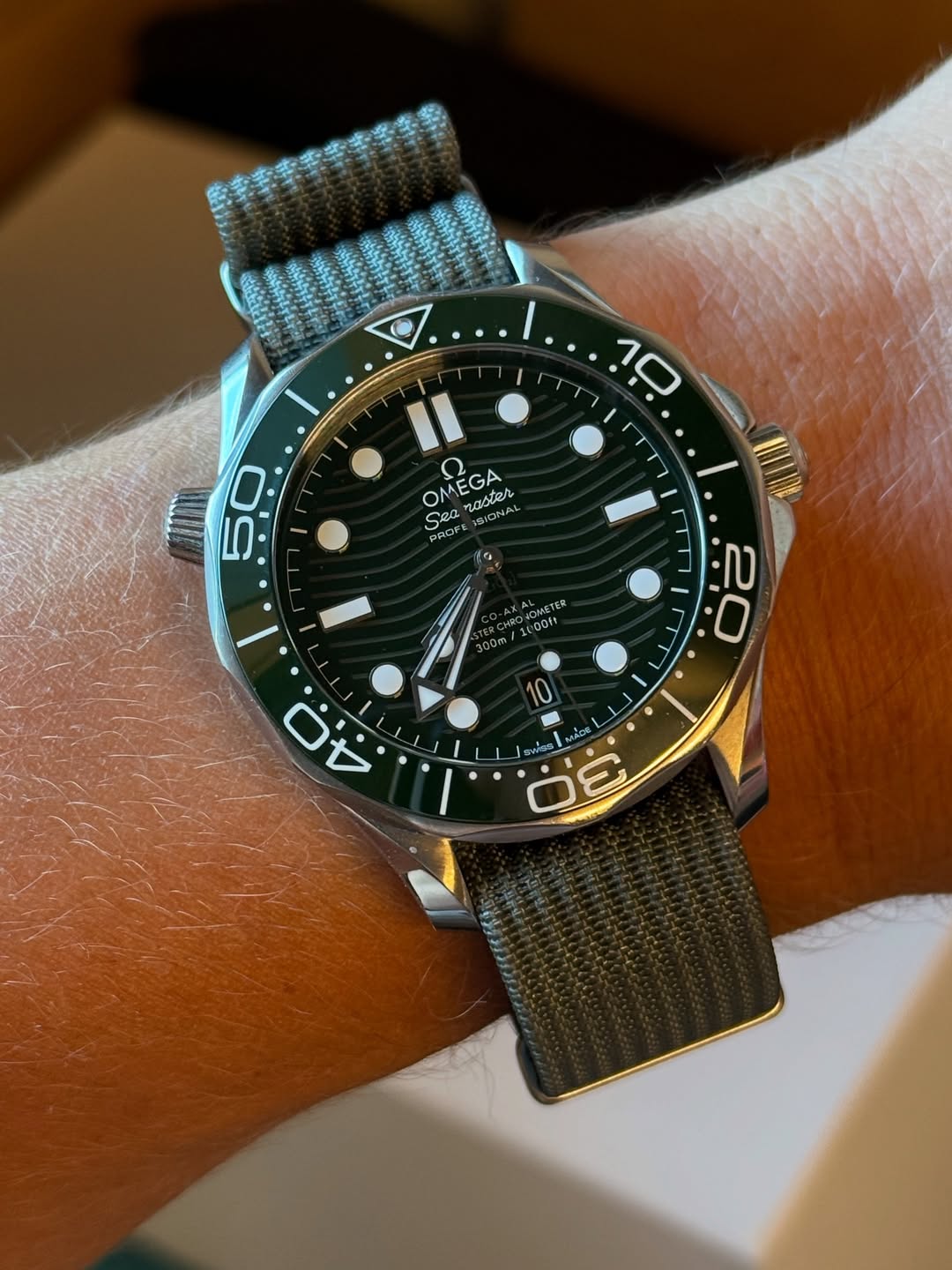 Army Green Woven Nylon Strap 20mm